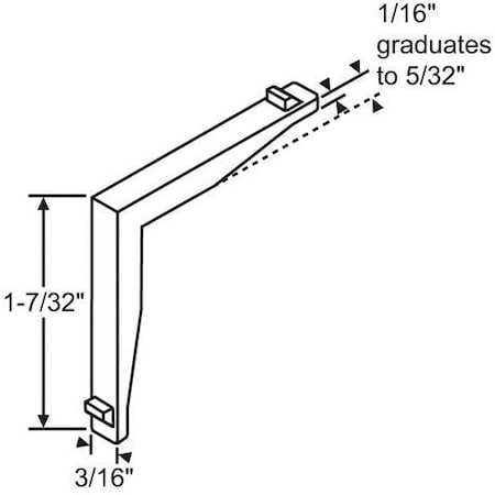 Strybuc NYLON CORNER KEY 46-138